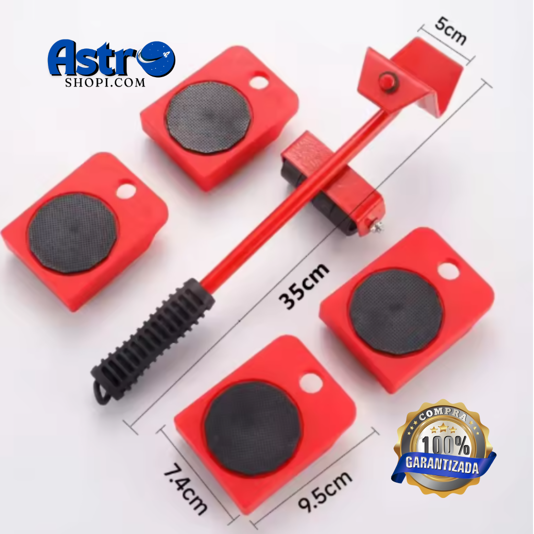 MuevePro™ Kit 4 Ruedas Remolques de Elevación.