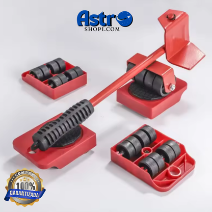 MuevePro™ Kit 4 Ruedas Remolques de Elevación.