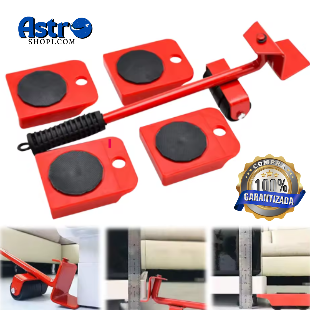 MuevePro™ Kit 4 Ruedas Remolques de Elevación.